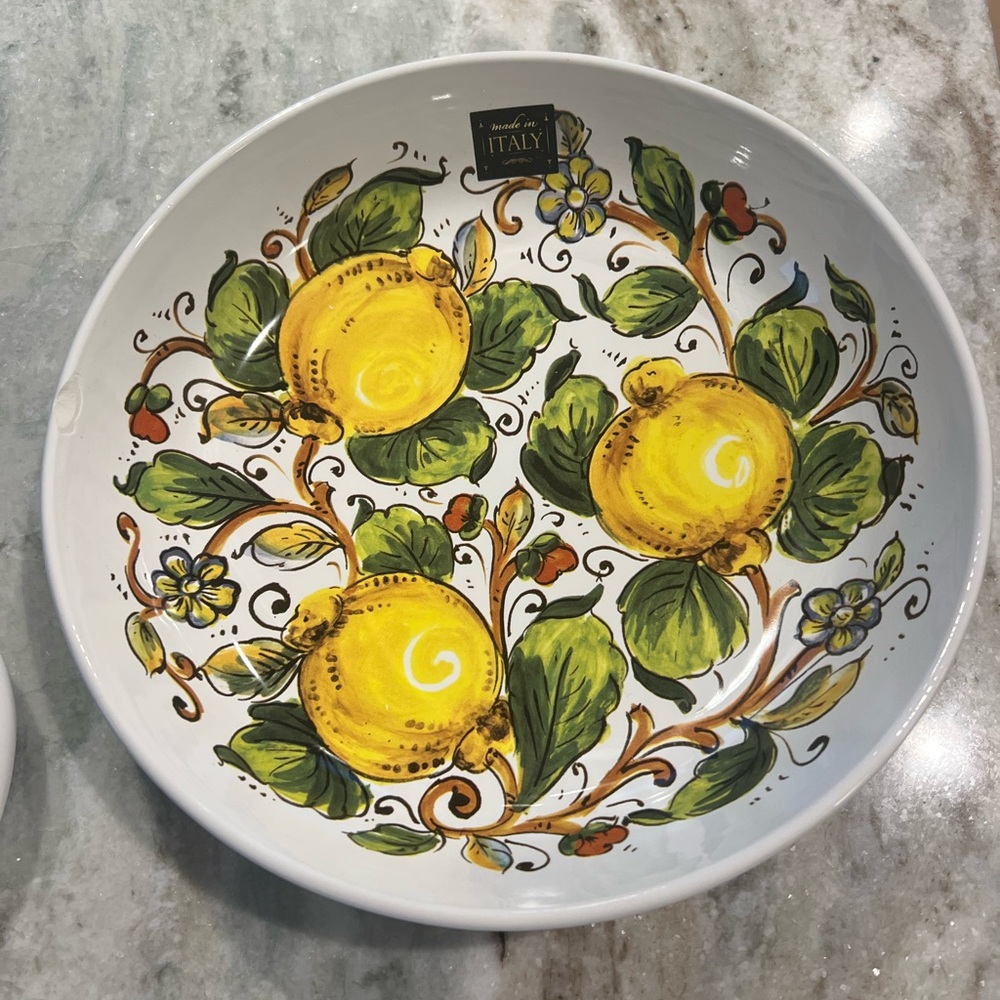 Home Dining Serveware Lemon *Brand New* Serving Bowl